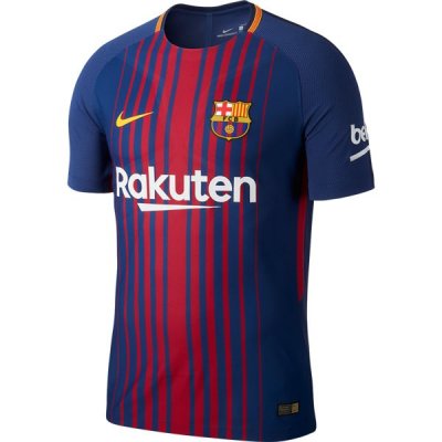 2017-18 Barcelona Home Soccer Jersey Player Version
