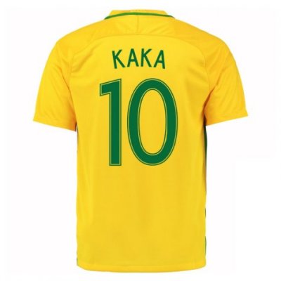 2016 Brazil Kaka 10 Home Soccer Jersey