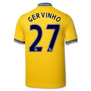 13-14 Arsenal #27 Gervinho Away Yellow Jersey Shirt 13-14 Arsenal #27 Gervinho Away Yellow Jersey Shirt