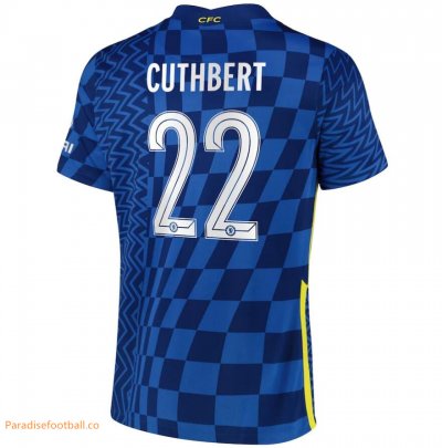 2021-22 Chelsea Cup Home Soccer Jersey Shirt with Cuthbert 22 printing