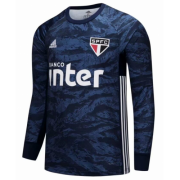 2019-20 Sao Paulo Long Sleeve Blue Goalkeeper Soccer Jersey Shirt