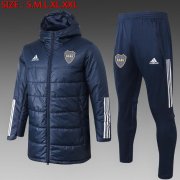 2020-21 Boca Juniors Navy Warn Coat Kits with Pants