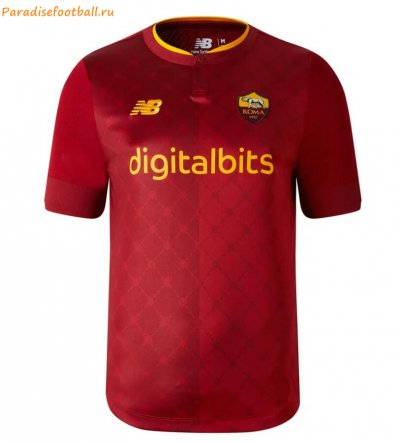 2022-23 AS Roma Home Soccer Jersey Shirt