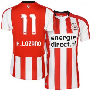 2017-18 PSV Eindhoven #11 Hirving Lozano Home Soccer Jersey
