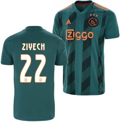 2019-20 Ajax Away Soccer Jersey Shirt Hakim Ziyech 22
