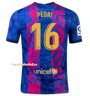 2021-22 Barcelona Third Away Soccer Jersey Shirt with PEDRI 16 printing