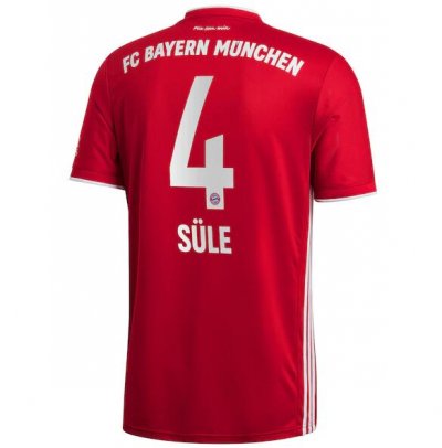 2020-21 Bayern Munich Home Soccer Jersey Shirt Süle 4