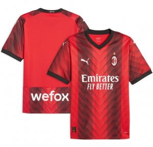 2023-24 AC Milan Home Soccer Jersey Shirt