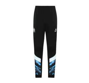2021-22 Marseille Black Blue Training Pants