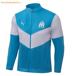 2021-22 Marseille Blue White Training Jacket