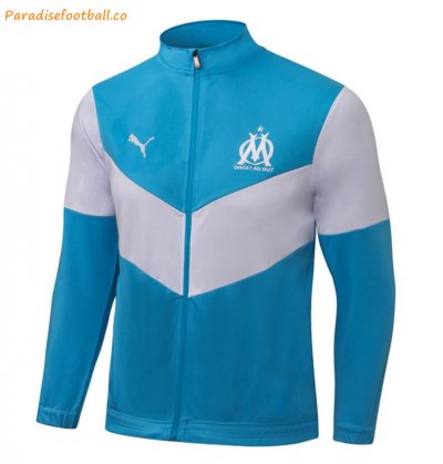 2021-22 Marseille Blue White Training Jacket