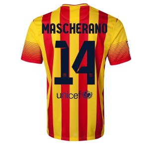 13-14 Barcelona #14 MASCHERANO Away Soccer Jersey Shirt 13-14 Barcelona #14 MASCHERANO Away Soccer Jersey Shirt
