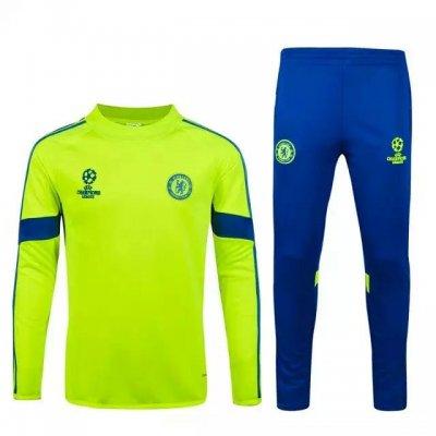 2015-16 Chelsea Fluorescent Green Sweater With Pants