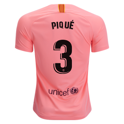 2018-19 FC Barcelona Third Soccer Jersey Shirt Gerard Pique #3