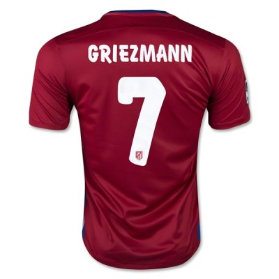2015-16 Atletico Madrid GRIEZMANN 7 Home Soccer Jersey