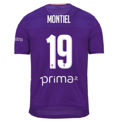 2019-20 Fiorentina Home Soccer Jersey Shirt MONTIEL #19