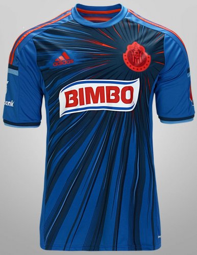 Chivas Guadalajara Blue Third Soccer Jersey 2015