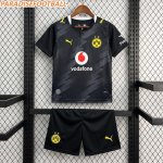 2026-27 Borussia Dortmund Away Kids Soccer Kits Shirt With Shorts