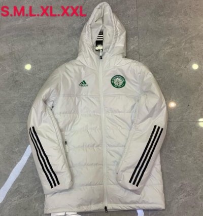 2020-21 Celtic White Cotton Warn Coat