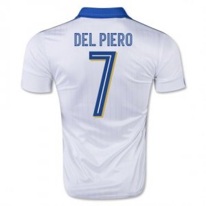 2016 Italy 7 Del Piero Away Soccer Jersey