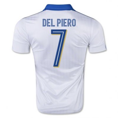 2016 Italy 7 Del Piero Away Soccer Jersey