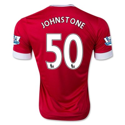 2015-16 Manchester United JOHNSTONE 50 Home Soccer Jersey