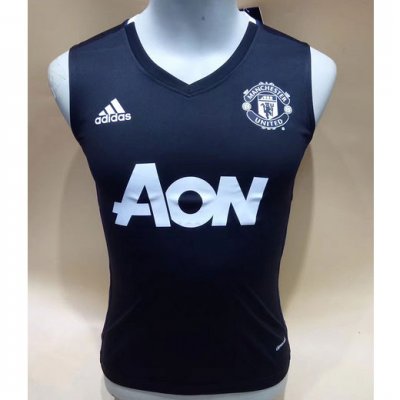 2016-17 Manchester United Black Vest Sleeveless Soccer Shirt