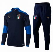 2020 Italy Blue raining Kits Sweatshirt with Pants