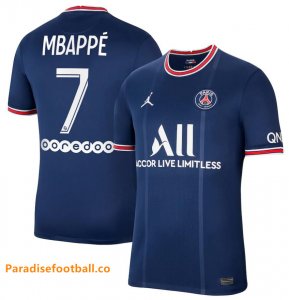 2021-22 Maillot PSG Domicile Soccer Jersey Shirt Mbappé 7