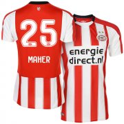 2017-18 PSV Eindhoven #25 Adam Maher Home Soccer Jersey