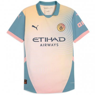 2024-25 Manchester City Fourth Away Soccer Jersey Shirt Player Version