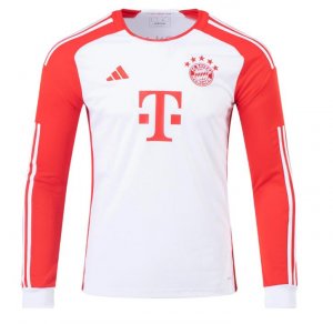 2023-24 Bayern Munich Long Sleeve Home Soccer Jersey Shirt