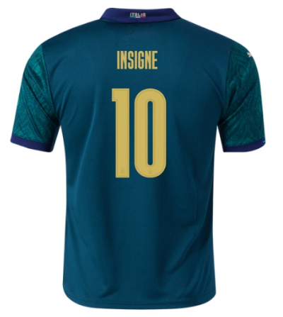 2020 EURO Italy Third Away Soccer Jersey Shirt Lorenzo Insigne 10