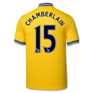 13-14 Arsenal #15 Chamberlain Away Yellow Jersey Shirt 13-14 Arsenal #15 Chamberlain Away Yellow Jersey Shirt