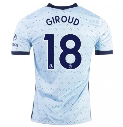 2020-21 Chelsea Away Soccer Jersey Shirt OLIVIER GIROUD #18