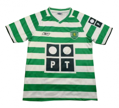 2003-2004 Sporting Club de Portugal Retro Home Soccer Jersey Shirt