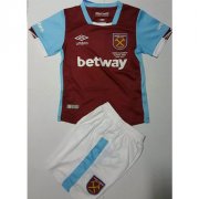 Kids West Ham United 2016-17 Home Soccer Shirt With Shorts