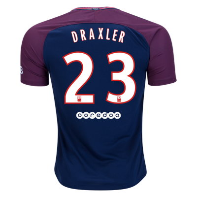 PSG 2017-18 Draxler #23 Home Soccer Jersey