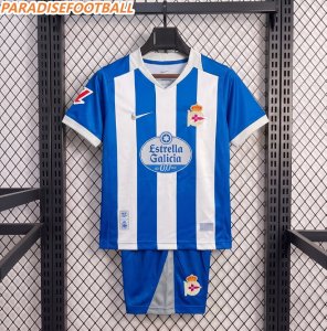 2026-27 Deportivo La Coruña Home Kids Soccer Kits Shirt With Shorts 2026-27 Deportivo La Coruña Home Kids Soccer Kits Shirt With Shorts