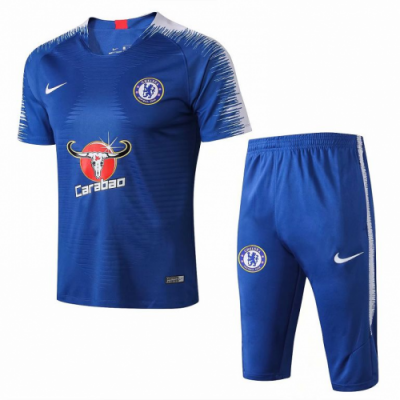 2018-19 Chelsea Blue Short Sleeve Training Kits