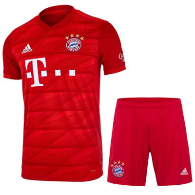 2019-20 Bayern Munich Home Soccer Jersey Kit (Shirt + Shorts)