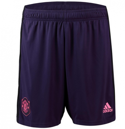 2019-20 Manchester United Goalkeeper Purple Soccer Shorts