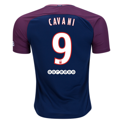 PSG 2017-18 Cavani #9 Home Soccer Jersey