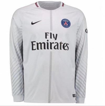 2017-18 Psg Grey Goalkeeper LS Soccer Jersey Shirt