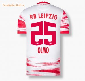 2021-22 RB Leipzig Home Soccer Jersey Shirt OLMO 25 printing