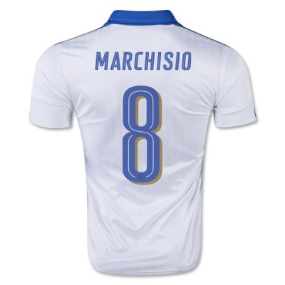 2015-16 Italy MARCHISIO 8 Away Soccer Jersey