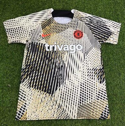 2022-23 Chelsea Yellow Pre-Match Training Shirt