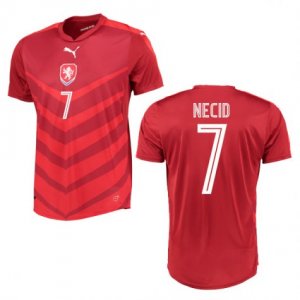 2016 Czech Republic Necid 7 Home Soccer Jersey
