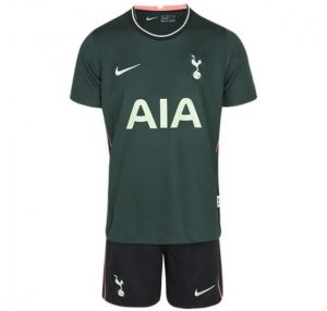 2020-21 Tottenham Hotspur Kids Away Soccer Kits Shirt With Shorts