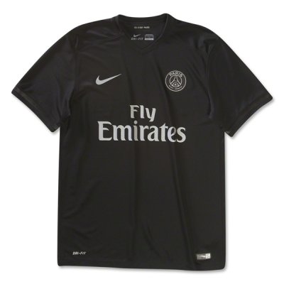 2015-16 PSG Third Soccer Jersey Black